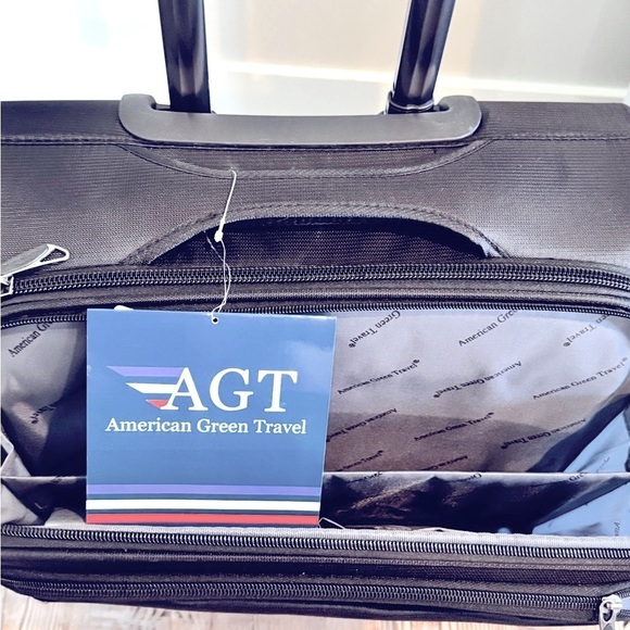 American Green Travel 17” Carry-On Spinner Laptop Briefcase Underseater bag - Picture 13 of 16
